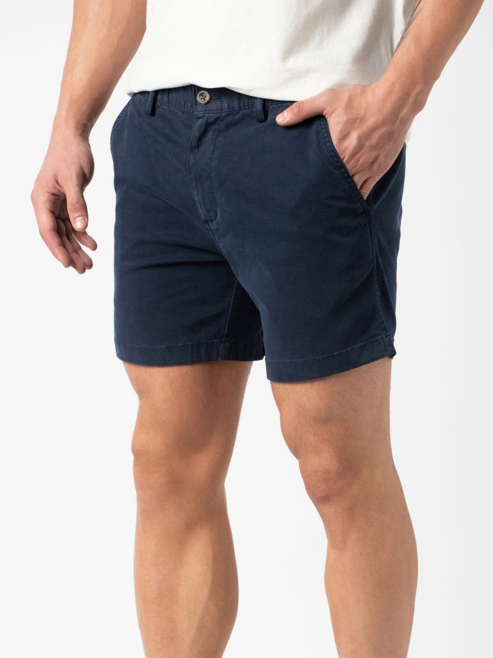 Chubbies Stretch Shorts in Navy 5.5” Inseam Originals Size Medium - Picture 2 of 13